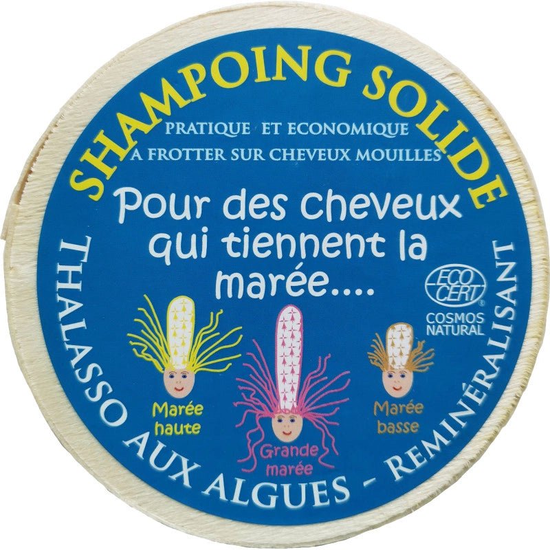 Shampoing SOLIDE Thalasso aux Algues* 130 gr - Breizh-Shopping.com