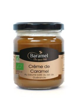 Crème de caramel au beurre salé de Guérande Bio (pot verre) 200g