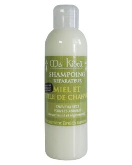 Shampoing Réparateur Miel et  huile de Chanvre cheveux secs ou abimés 200 ml