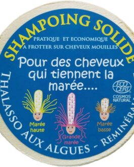 Shampoing SOLIDE Thalasso aux Algues* 130 gr