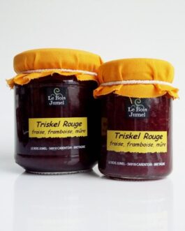 Spécialité riche en fruits TRISKEL ROUGE (66% de Fruits) Fraise -Framboise-Mûre