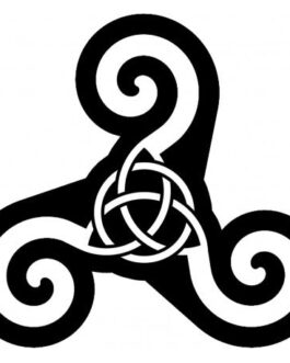 TRISKEL TRIQUETRA – 10cm – Sticker/autocollant