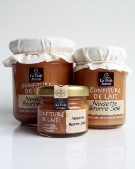 Confiture de lait noisettes / beurre Salé