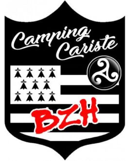 campingcariste BZH – 20x15cm – Sticker/autocollant