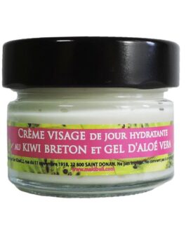 Crème visage de jour hydratante au kiwi breton et gel d’aloé vera 30 g