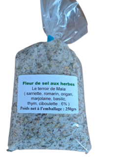 Fleur de sel aux herbes 250gr