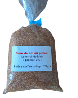 Fleur de sel au piment 250gr