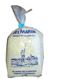 Gros sel marin gris de Guérande 1kg